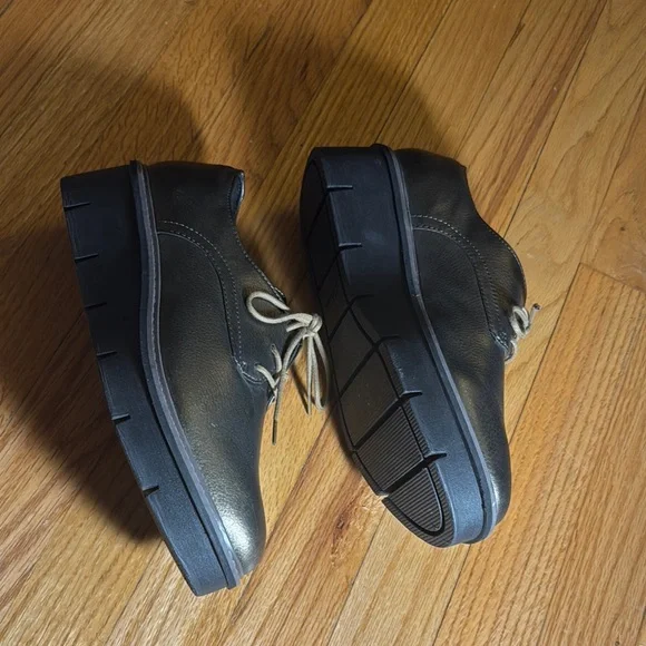 Clark’s Airabell Women’s Black Leather Shoes Size 9 - Picture 5 of 12